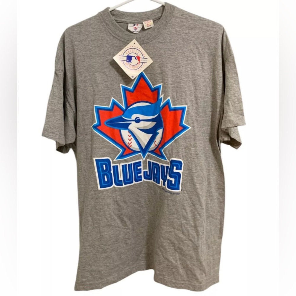 NEW Vintage 1998 Toronto Blue Jays Logo MLB T-Shirt Size XL Home Game Tag